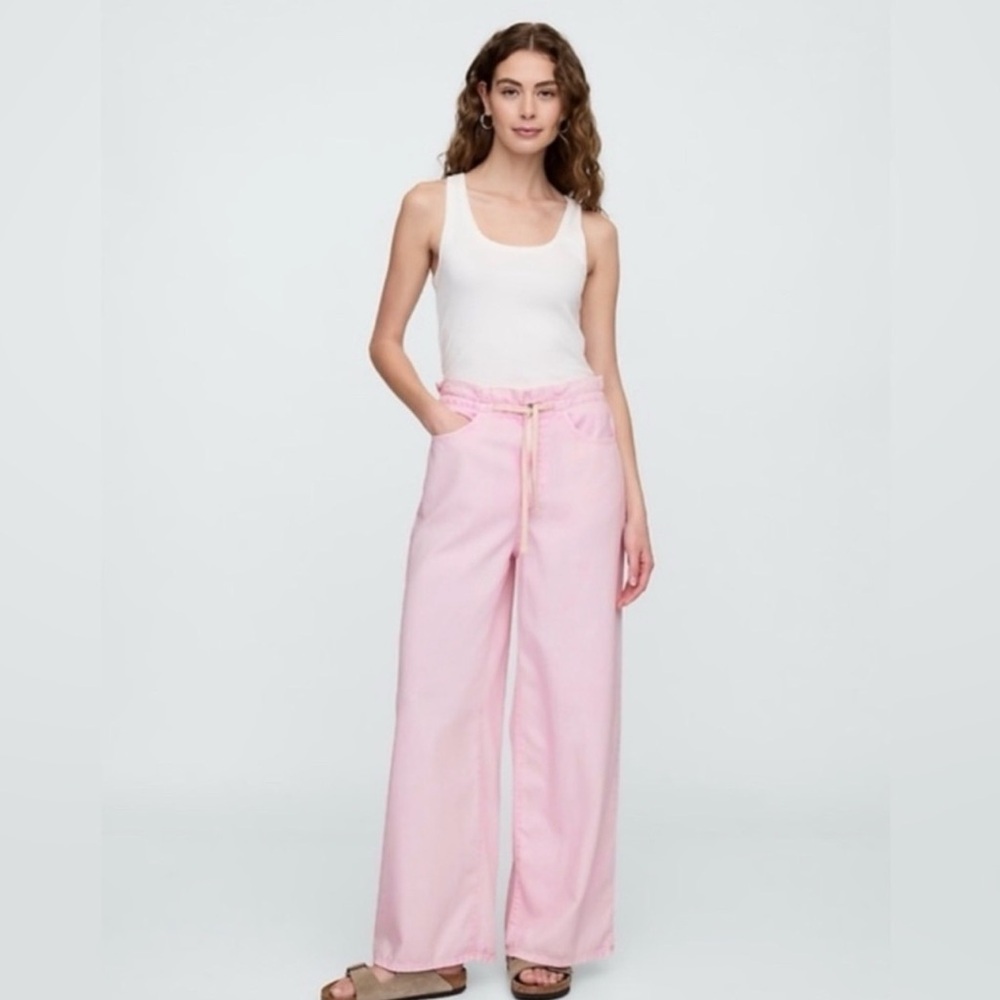 Gap Pink Women's Wide-Leg Pants